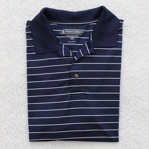 People Beach Navy Golf Shirt